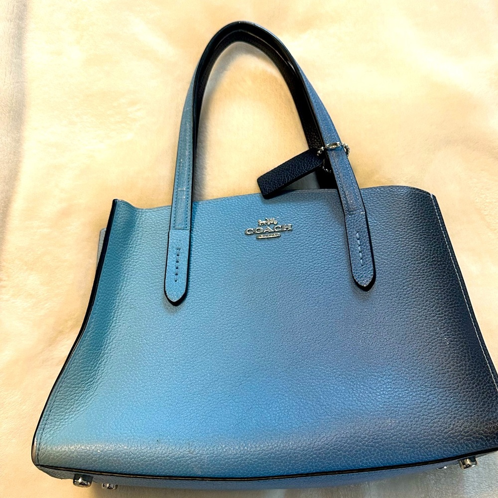 Blue Hombre Coach Handbag